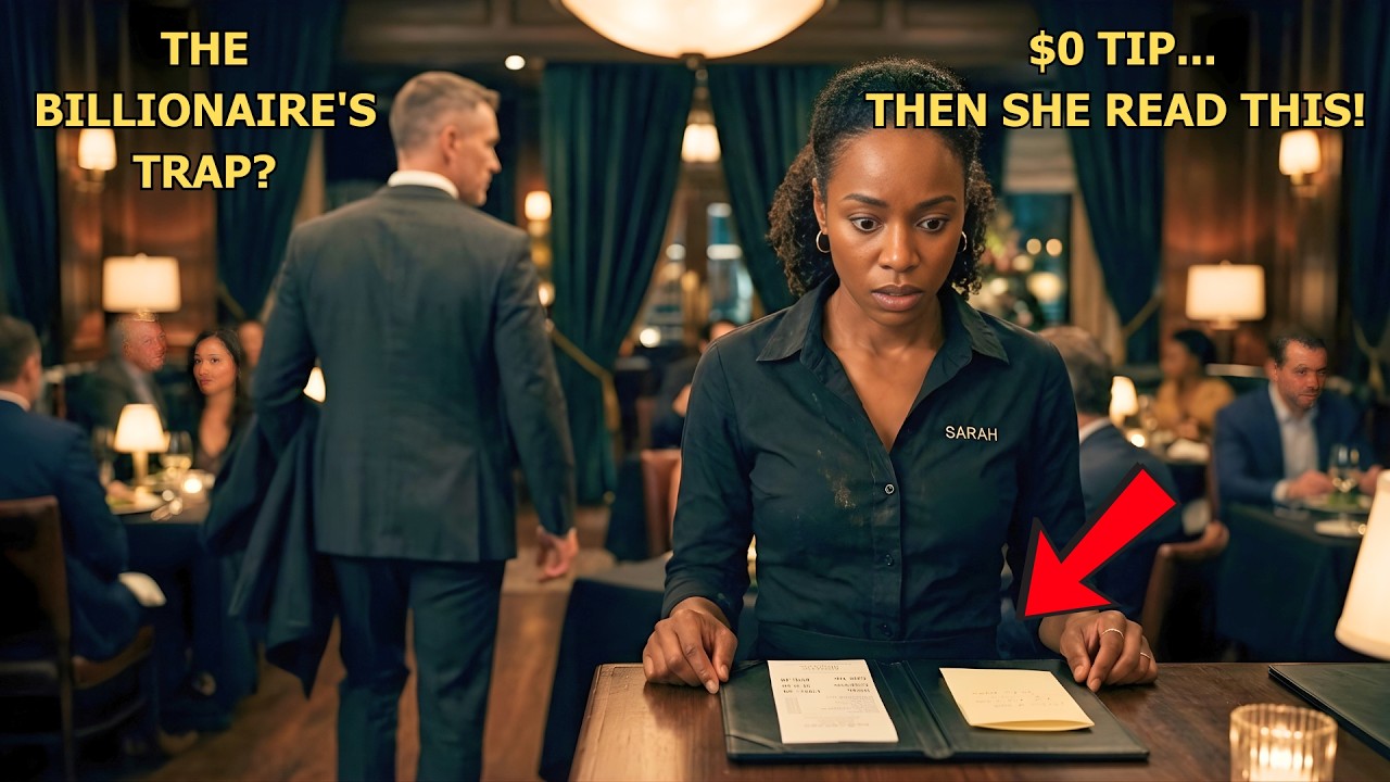 Black Single Mom Got a $0 Tip — Then a Secret Note Changed Her Life Forever