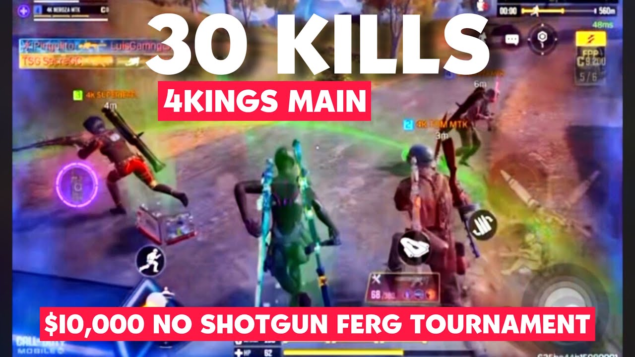 $10,000 NO SHOTGUN SHOWDOWN FERG TOURNAMENT | 4KINGS MAIN FULL GAME PLAY | CREDIT #GEGAMING