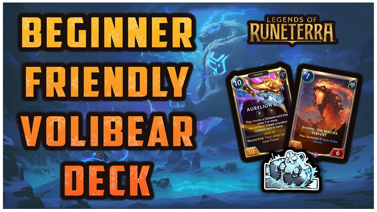 Volibear is AMAZING in Legends of Runeterra  -  Deck Profile