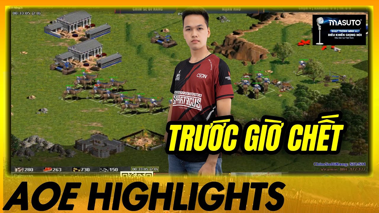 L&Acirc;U LẮM RỒI MỚI C&Oacute; SI&Ecirc;U PHẨM SOLO - lạc đ&agrave; Pal của CSDN | AoE Highlights #aoe