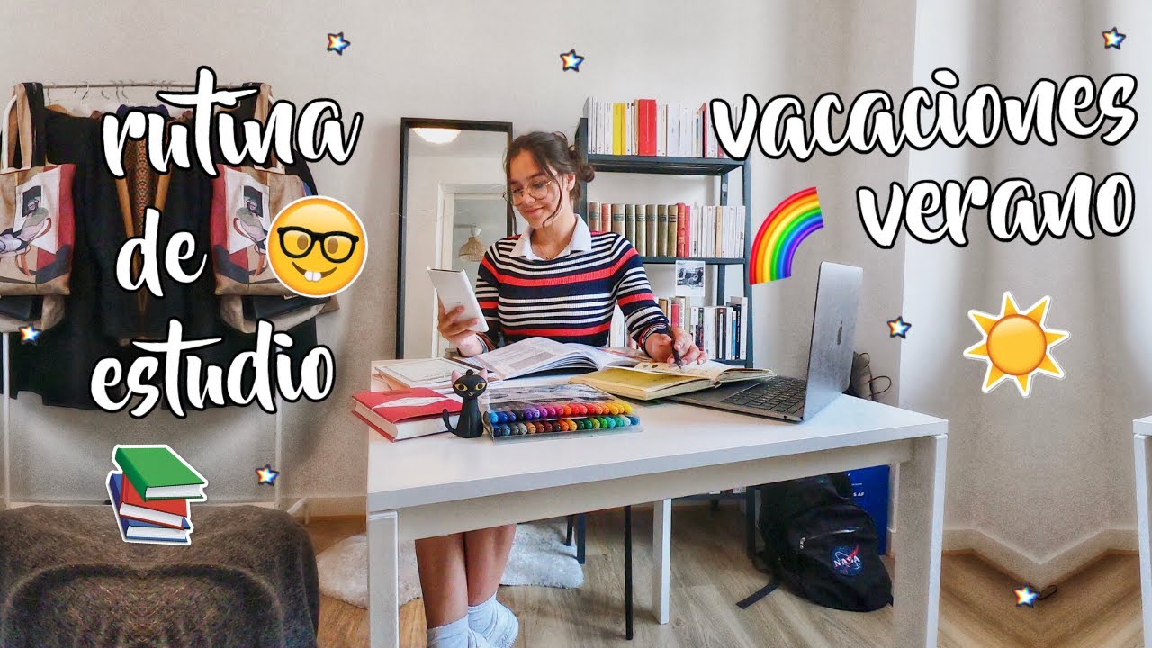 RUTINA DE MAÑANA PARA ESTUDIAR EN VACACIONES DE VERANO