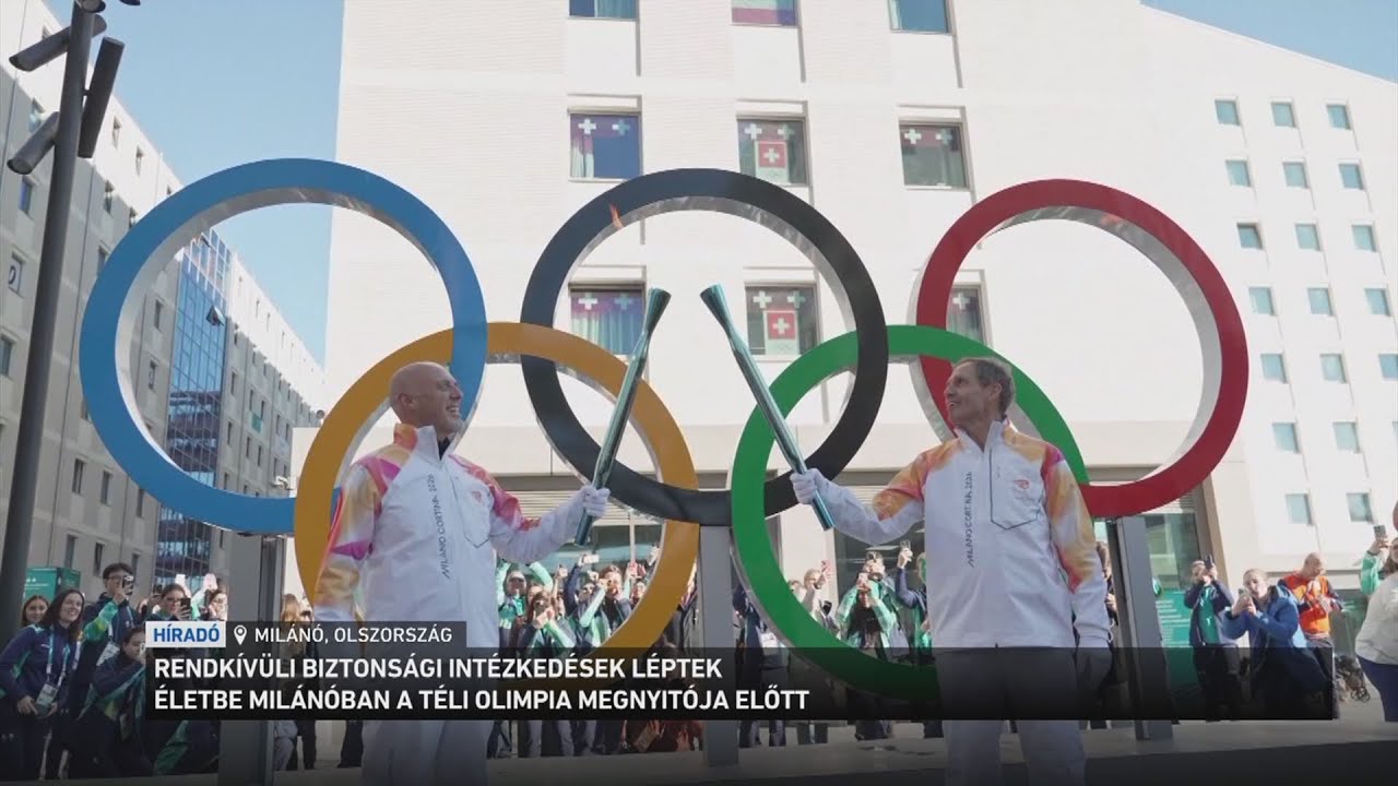 Ma este nyolc órakor kezdődik Milánóban XXV  téli olimpiai játékok ünnepélyes megnyitója