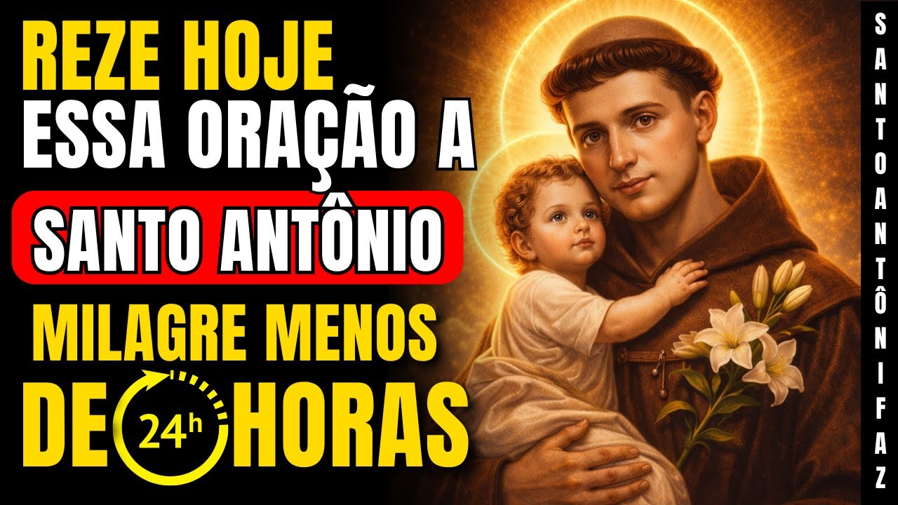 Oração Poderosa de Santo Antônio para ABRIR CAMINHOS Fechados