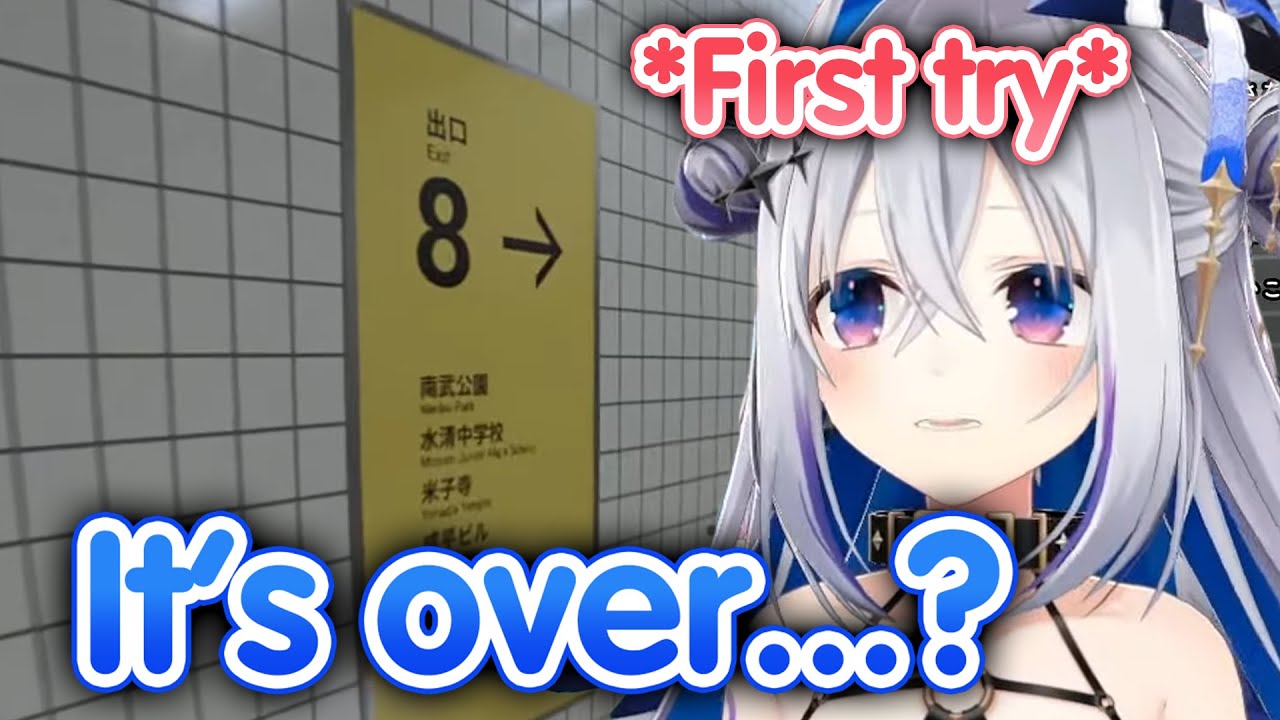 Kanata Literally RTA The Exit 8 On Her First Try...【Hololive】【Eng Sub】