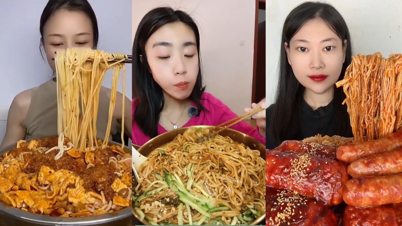 RAMEN Hot Boiled Noodles | Creamy, Cheesy Chinese Carbonara Noodles ( No Talking ) MUKBANG ASMR