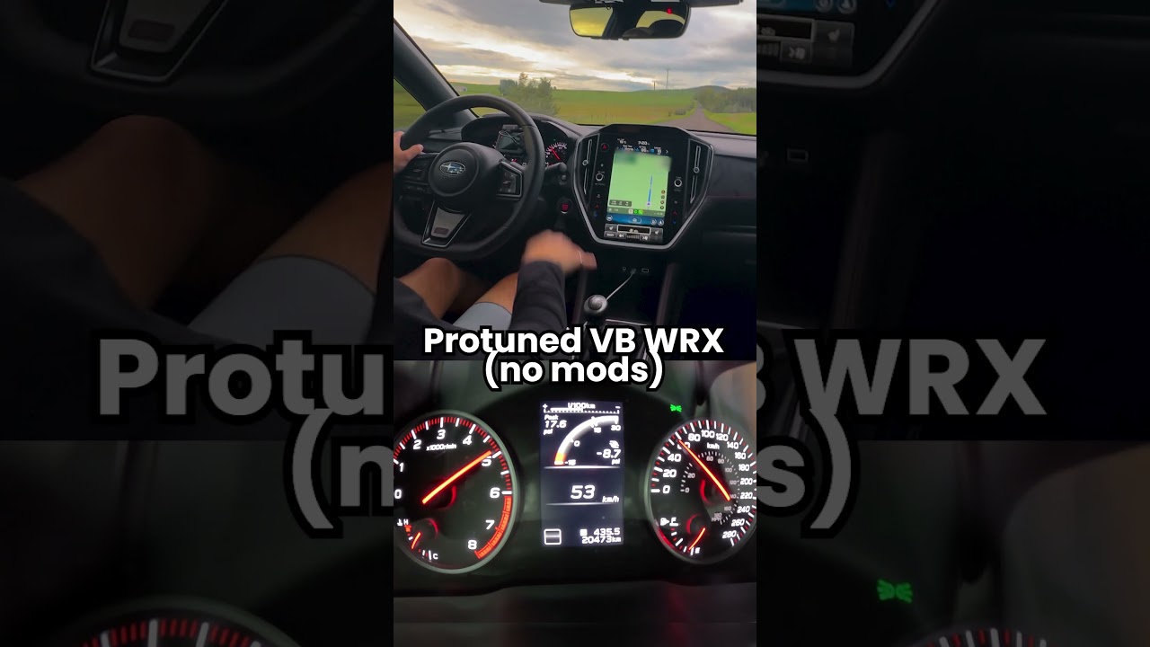 Protuned VB WRX Acceleration (No Mods) #subaru #automobile
