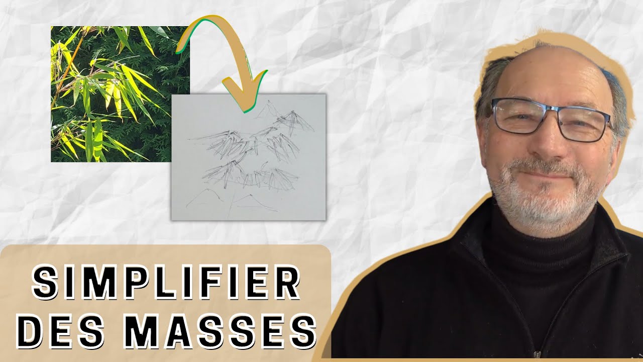 DESSINER DES MASSES DE FEUILLAGES... C'est simple !