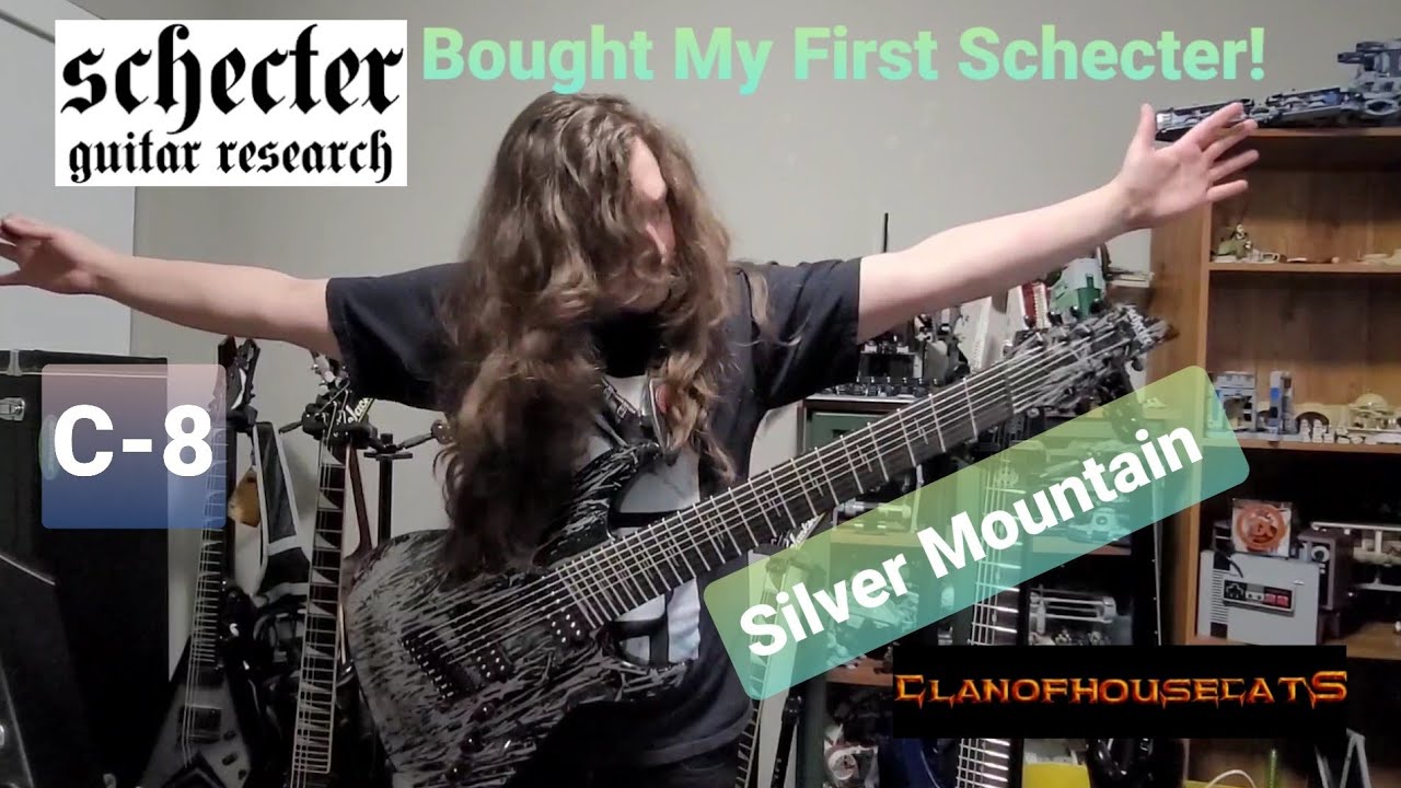 Schecter Research C-8 Silver Mountain Fanned Fret 8-string Multi-scale My First Schecter