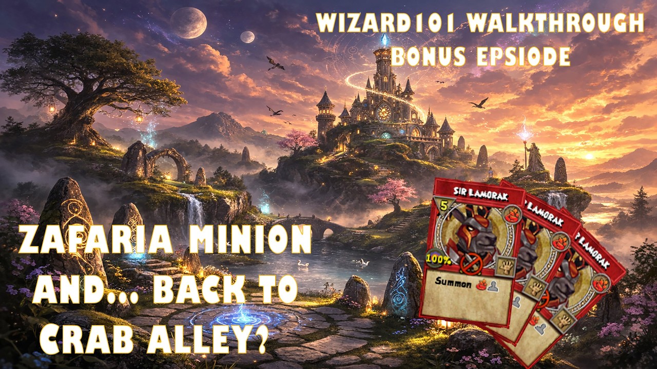 Back to crab alley i guess... | Wizard101 Bonus Episode