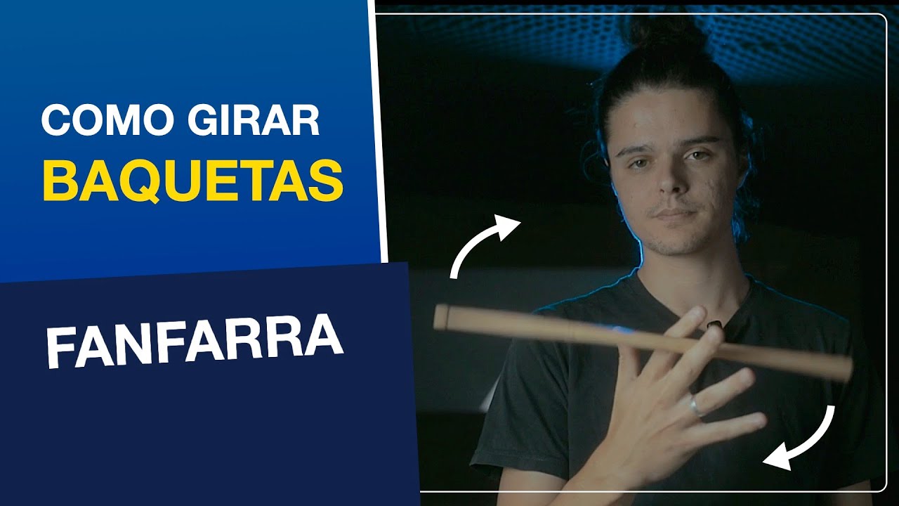 COMO GIRAR BAQUETA NA FANFARRA | AULA DE REPIQUE FANFARRA