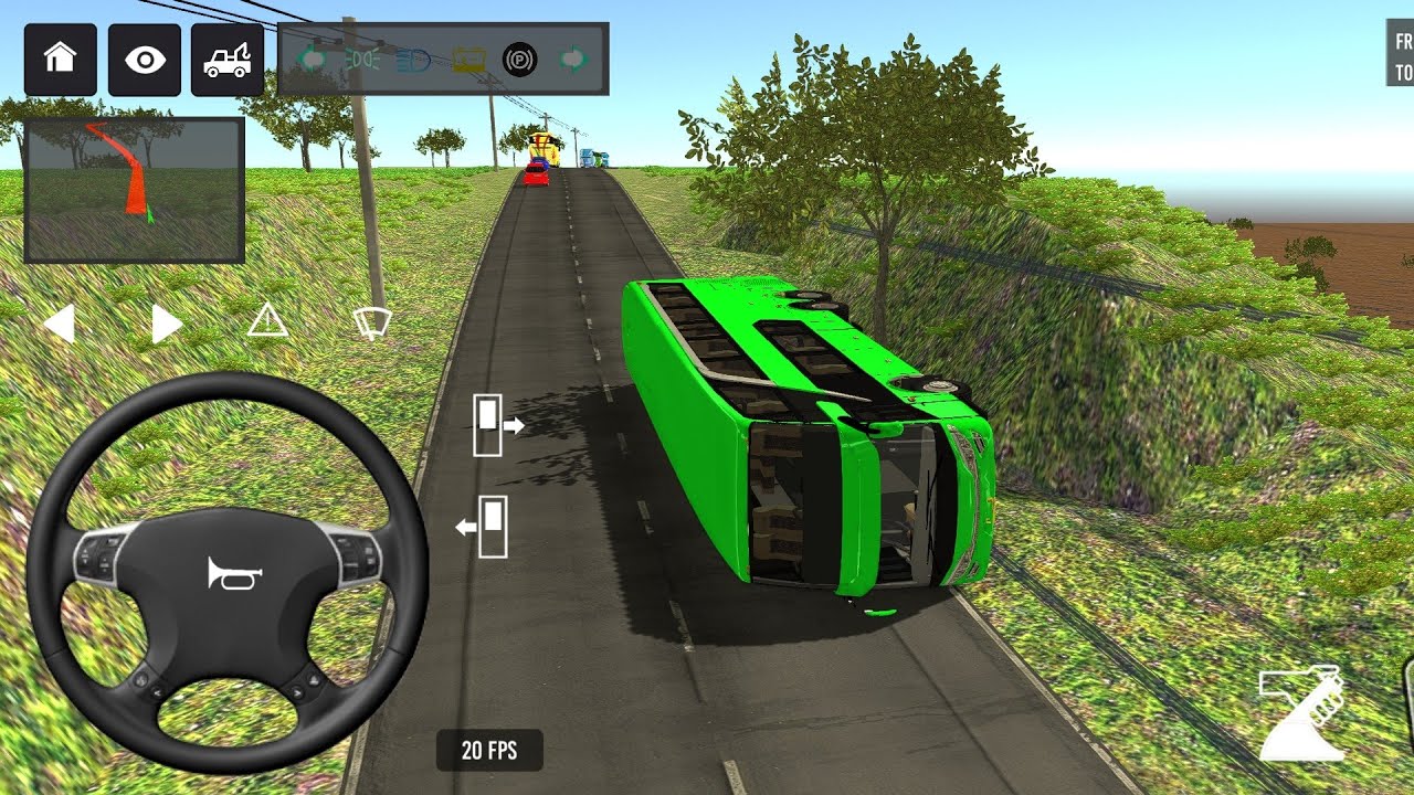 😲💥Bus simulator indonesia ll🤪 new bus simulator  indonesia ll euro coach bus #new  #simulator #games