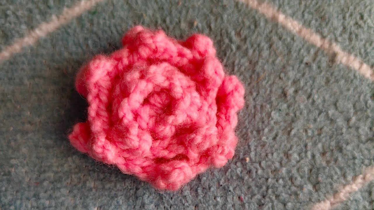 Crochat mini rose 🌹 new design #crochet #hendery #youtubevideo #viral#youtubeshorts 
