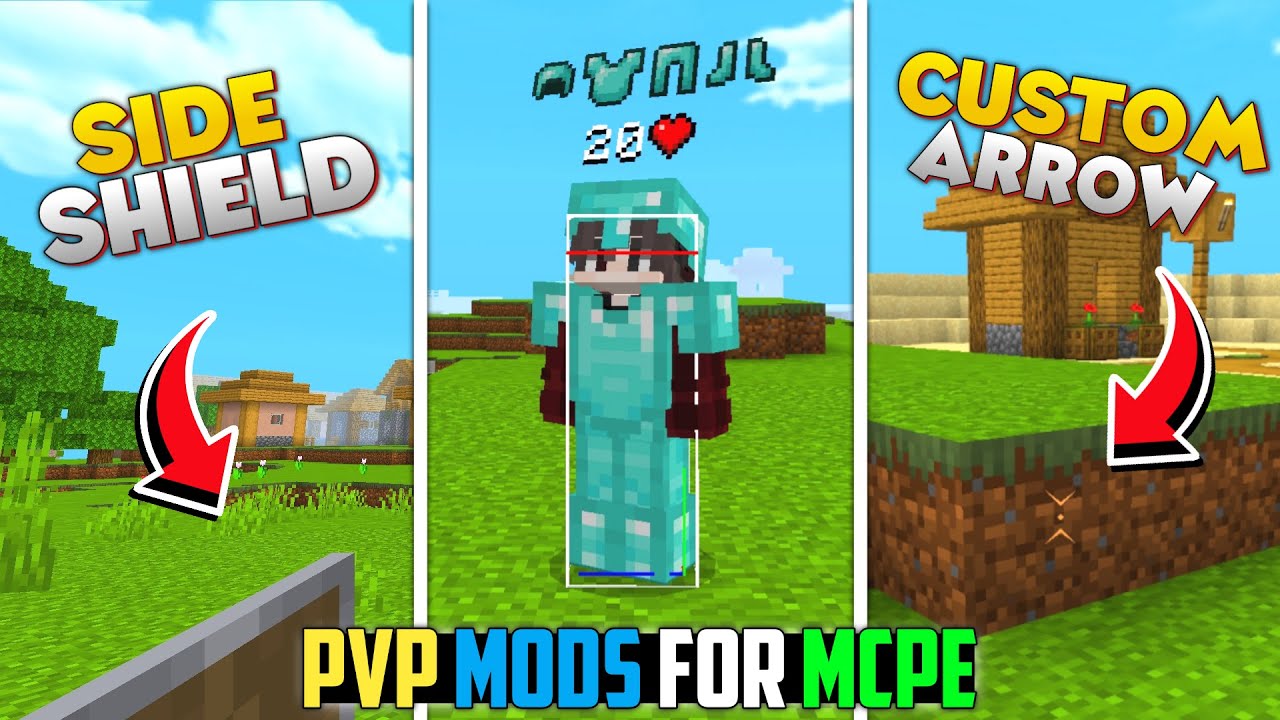 Top 5 Java Edition PvP Mods For MCPE 1.20 || Minecraft pe 1.20 | #minecraft