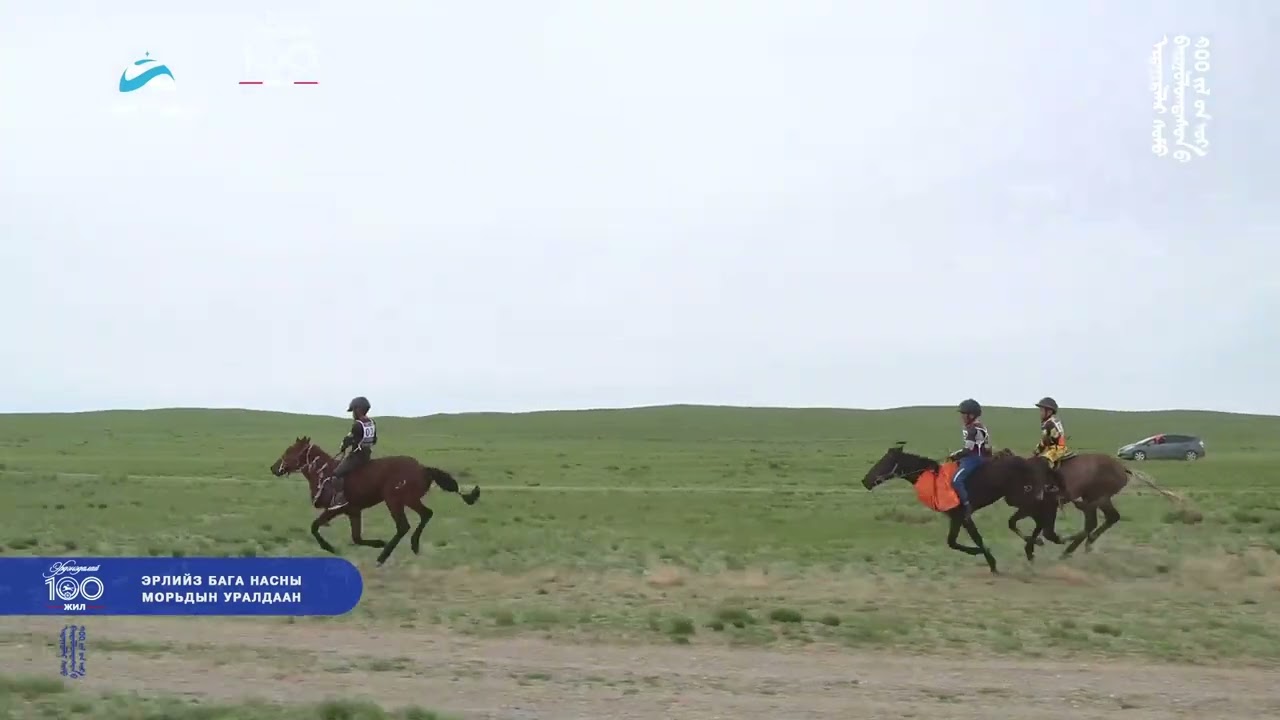 Дундговь аймгийн Эрдэнэдалай сумын 100 жилийн баяр наамдын Сонгомол бага насны уралдаан