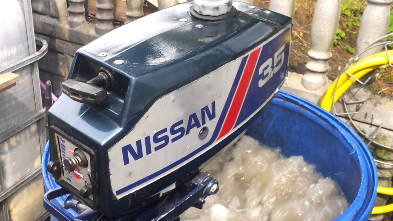 nissan 3,5 hp outboard motor 1995r. 2 stroke (dwusuw)