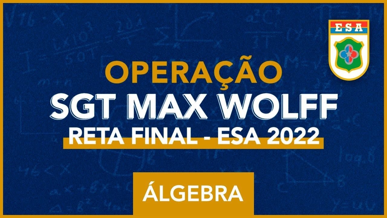 Reta final ESA 2022: &Aacute;lgebra - Part. 1/4