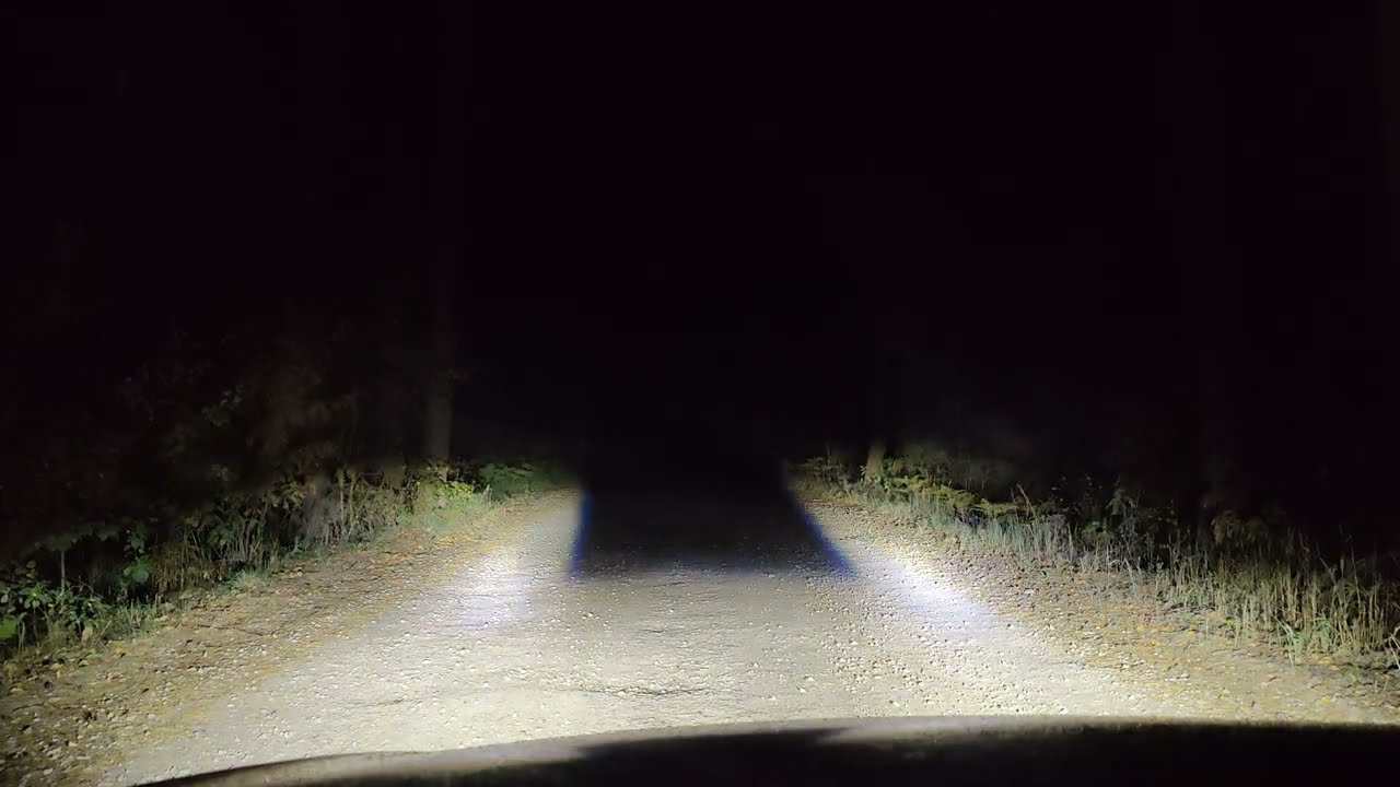 Тест фар Full Led DLA при включении двигателя Golf 7.5