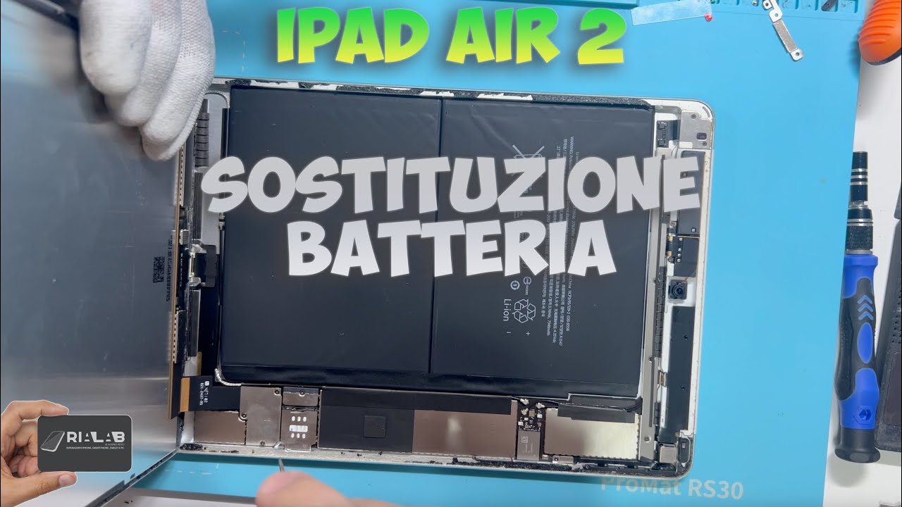 Cambio batteria iPad Air 2   #ipadair2