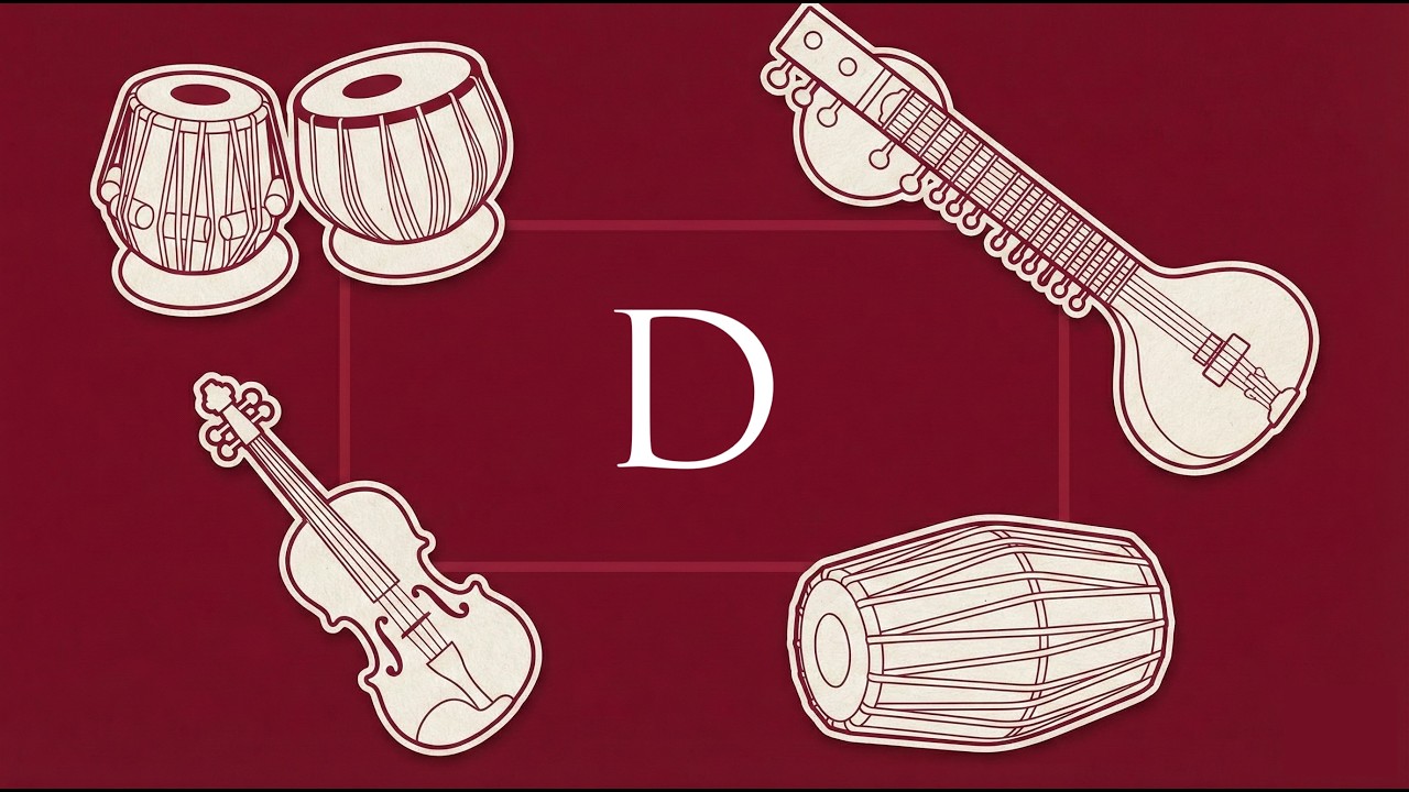 Sruthi Box Pitch D (White 2) | Sa-Pa-Sa (Standard) | 2 Hours Continuous