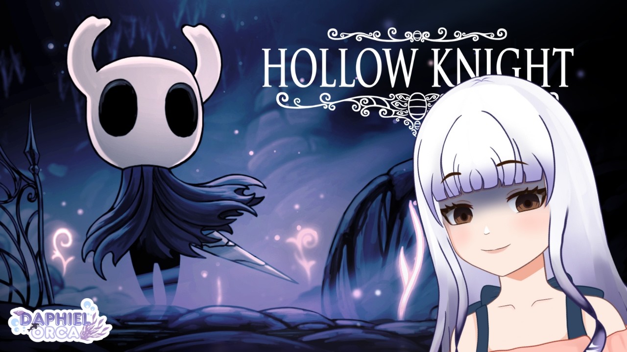 《Hollow Knight》Soulless orca lady tries to smack bosses with nail (¬ᴗ ´¬ ) #DaphiSwim
