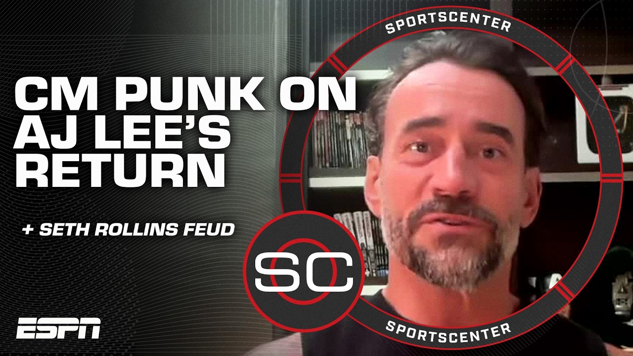 CM Punk отреагировал на возвращение Эй Джей Ли в WWE и нанес удары по Сет Роллинсу за старт «Медв...