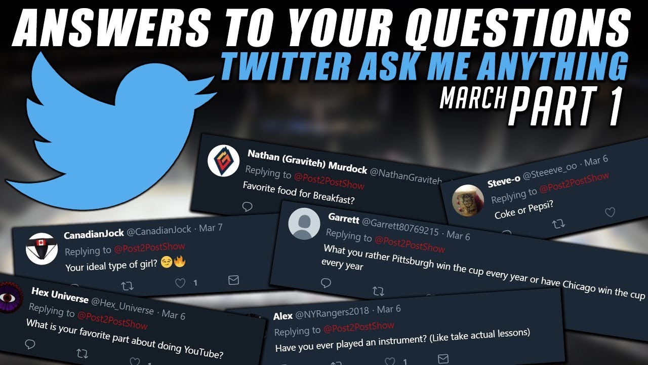 Twitter AMA - Answering Your Questions! (March - Part 1)