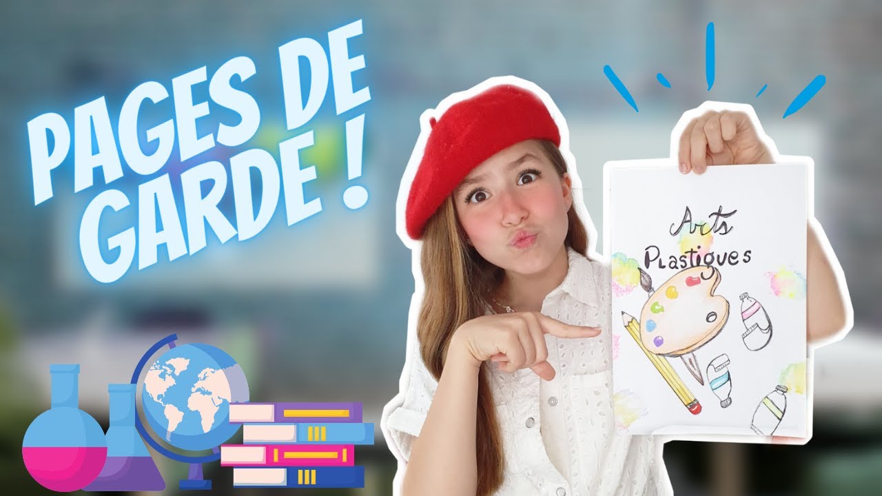 PAGES DE GARDE idées  DIY Back To School // KIARA PARIS