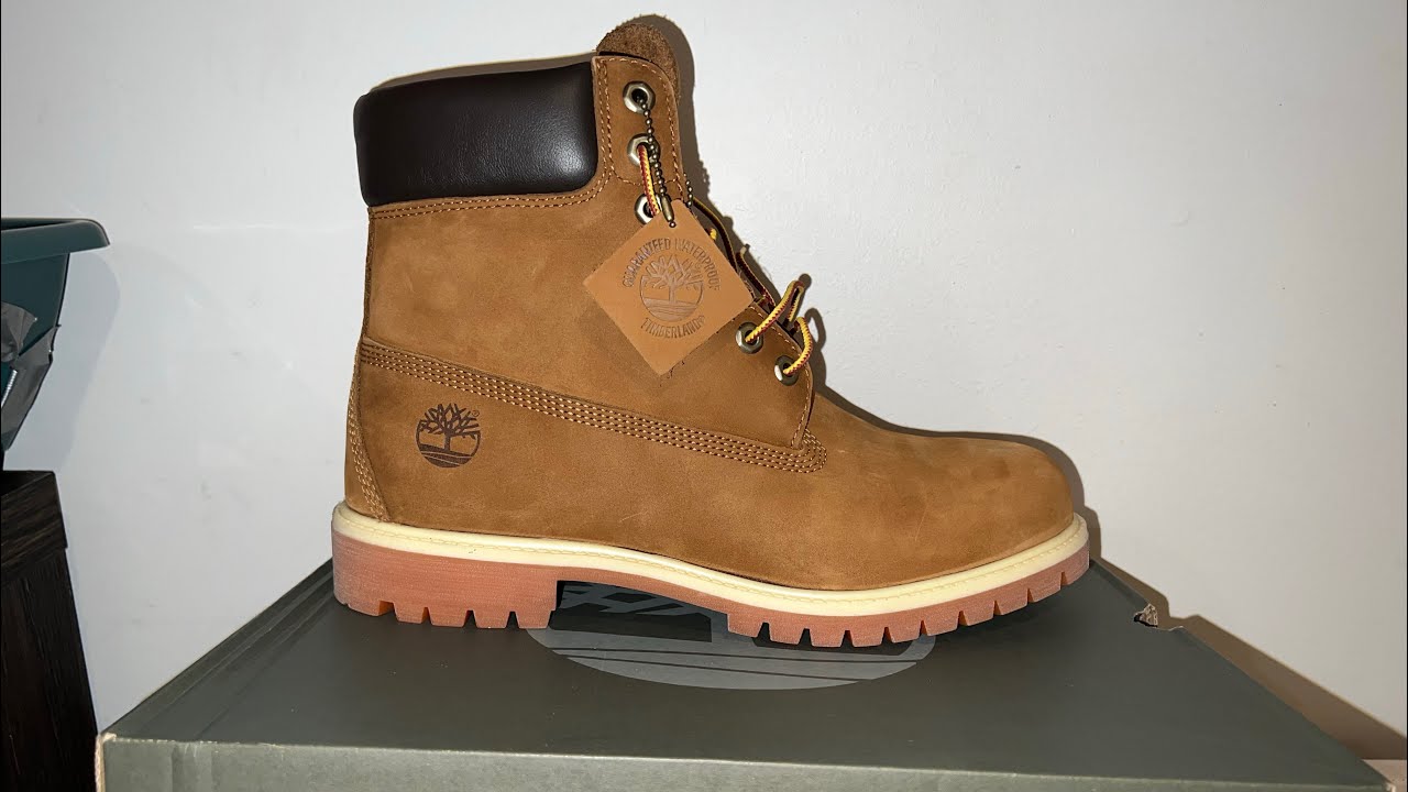 TIMBERLAND PREMIUM 6 - INCH WATERPROOF BOOT RUST NUBUCK #timberlands #timberlandboots #timberland