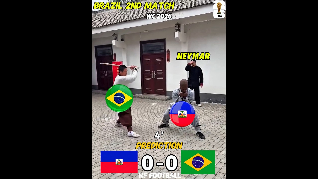 Brazil vs Haiti World Cup 2026 Prediction! 🥶🔥 #football #shorts