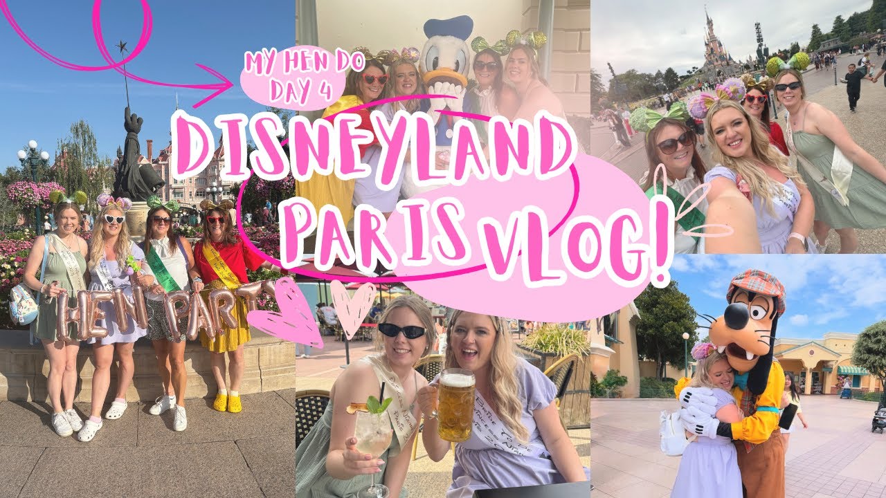 Disneyland Paris Vlog | Hen Do | Walt Disney Studio's Park | Royal Pub | Donald Duck | Flying Home