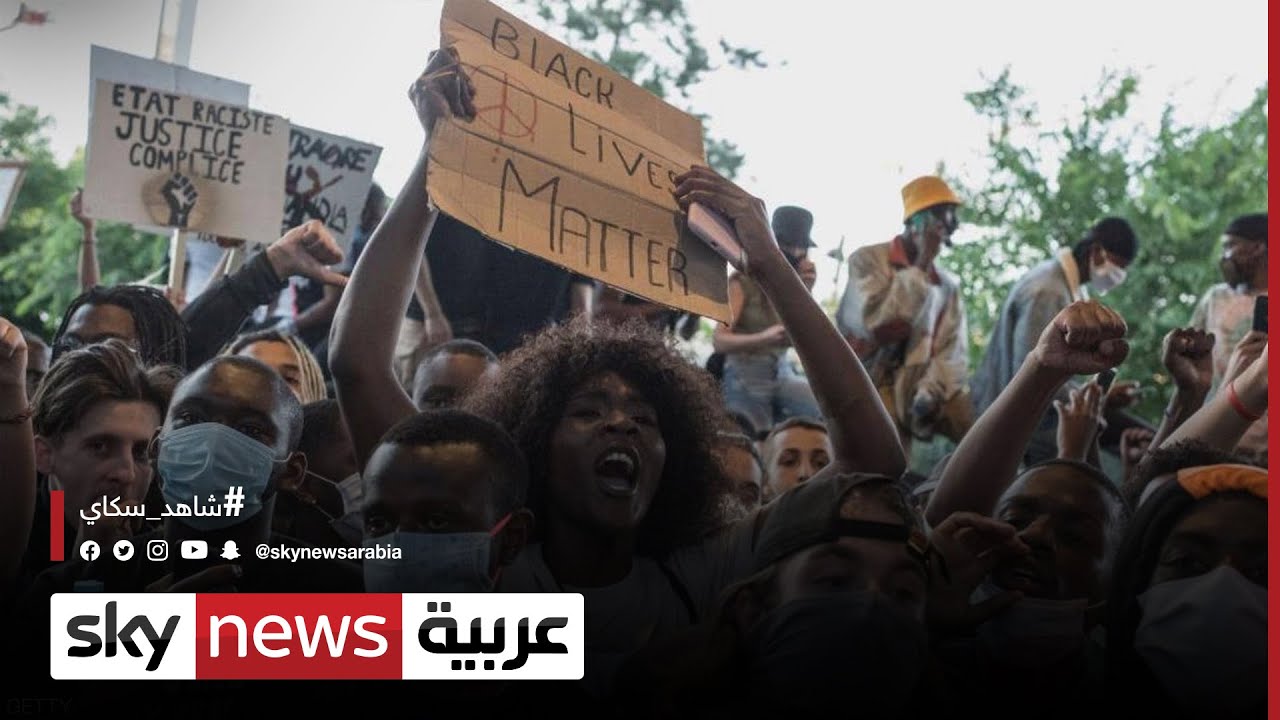 احتجاجات بمينيابوليس بعد قتل الشرطة لشاب من أصل إفريقي