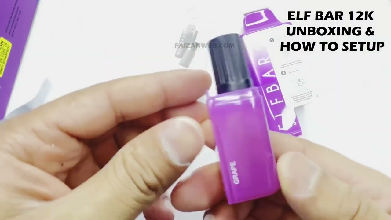 Elf Bar AF12K Unboxing & How to Setup