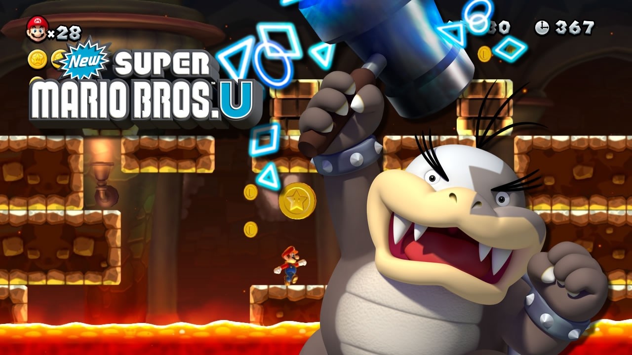 New Super Mario Bros. U - Layer-Cake Desert-Fortress - Mortons Compactor Castle - 100% Walkthrough