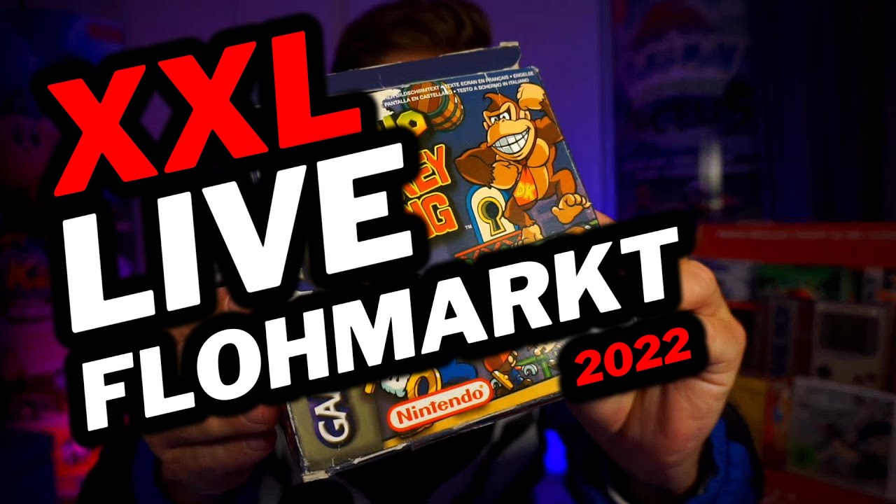 XXL Live Flohmarkt Action 2022 - Konsolen Games Playstation Bis Nintendo - Reselling Geld verdienen