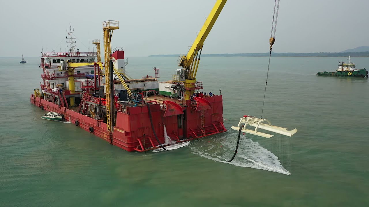 SS1 Cable Jet Trencher Wet Test