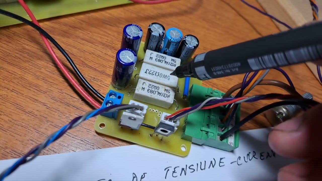 Regulator de tensiune-curent cu LM317 si tranzistoare de putere