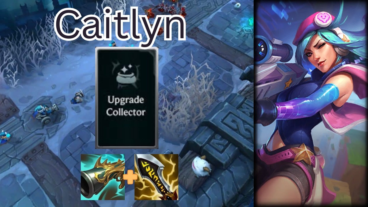 Upgraded Collector Caitlyn in ARAM Mayhem | Full Crit Carnage
