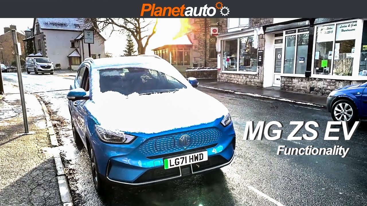 New MG ZS EV Snow Driving iSmart App Defrosting Status Check Pre Heat