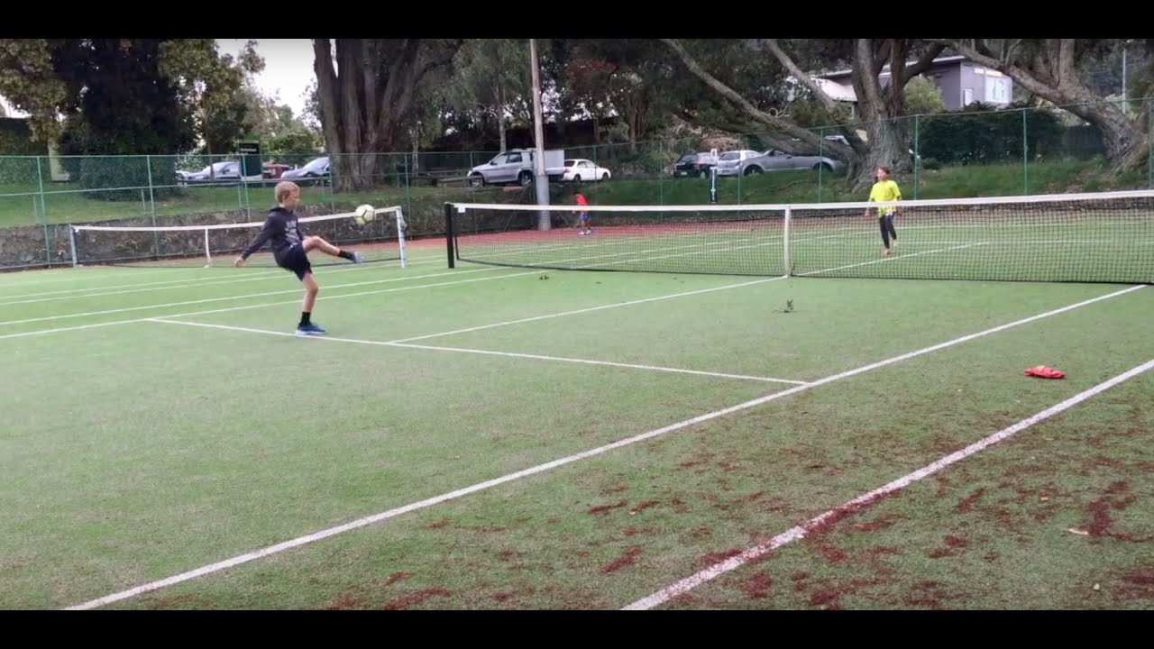Barefoot vs Shoes vs Shoes vs Shoes: Soccer Tennis