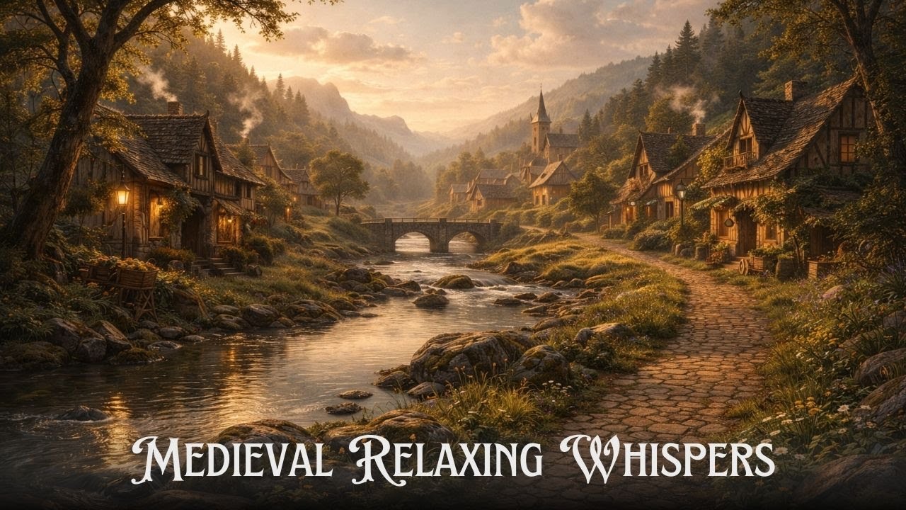 Winter’s Medieval Town | 2 Hours of Relaxing Winter Ambience