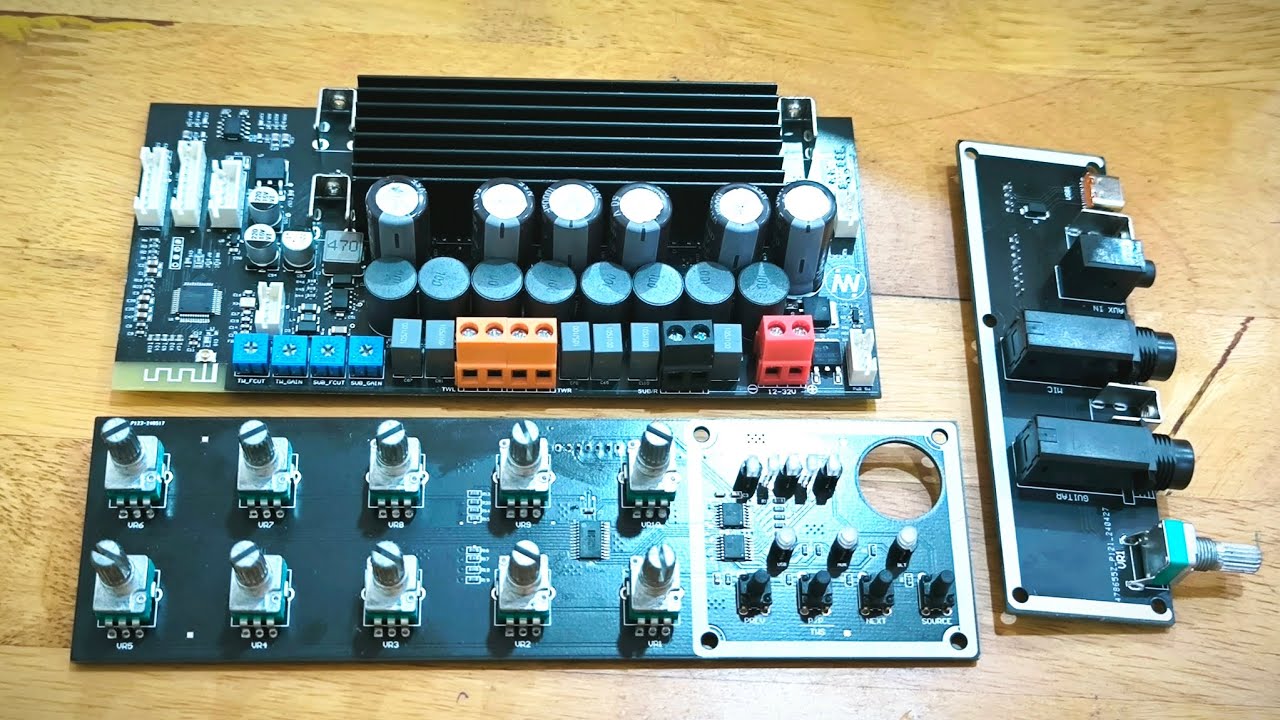 Giới Thiệu Mạch iVy K421. mạch Karaoke DSP 400W, 2.1 / 2.0