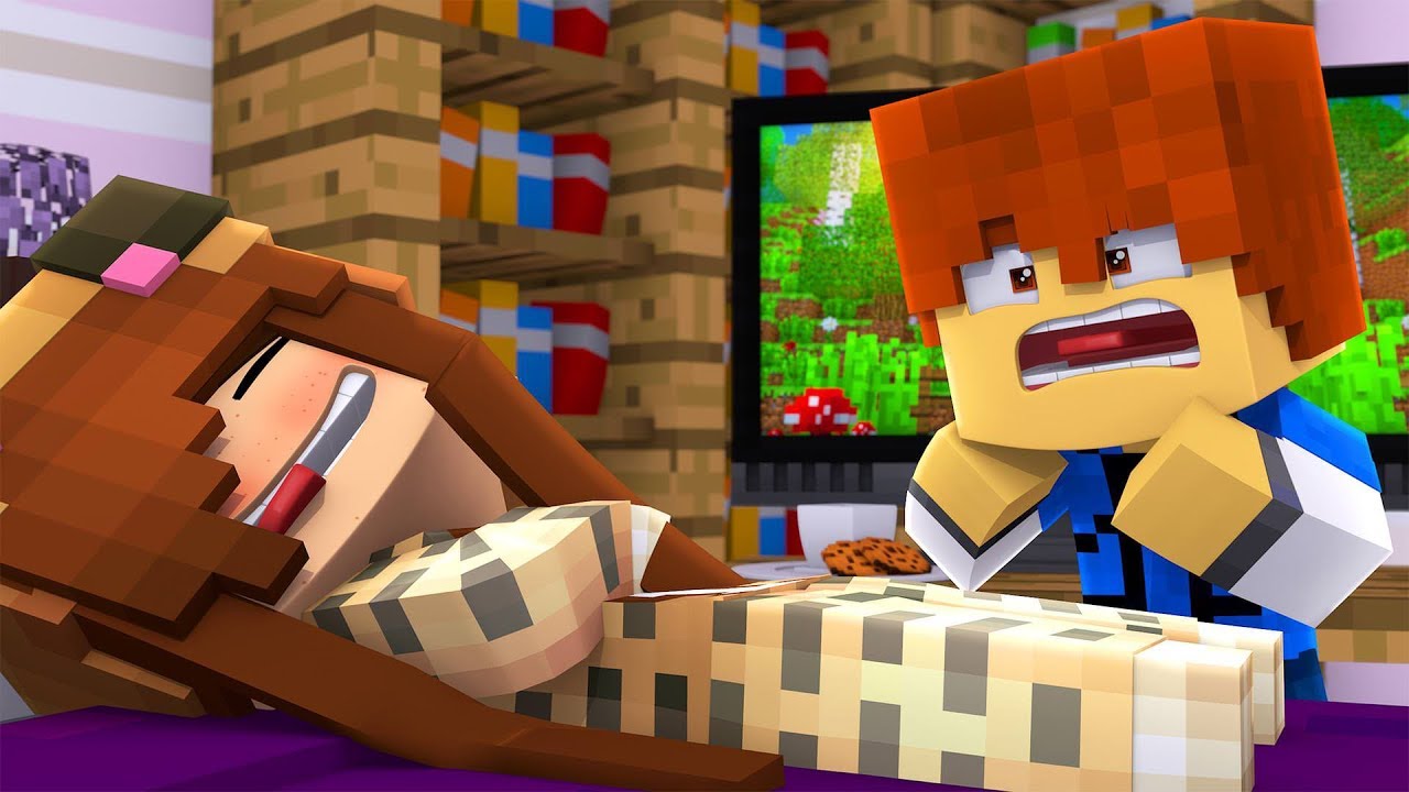 Minecraft Daycare - SLEEPING TINA !? (Minecraft Roleplay)