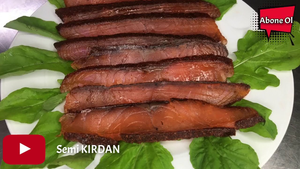 Balık Pastırması (Somon) #fısh #Bakon #salmon #balık #pastırma