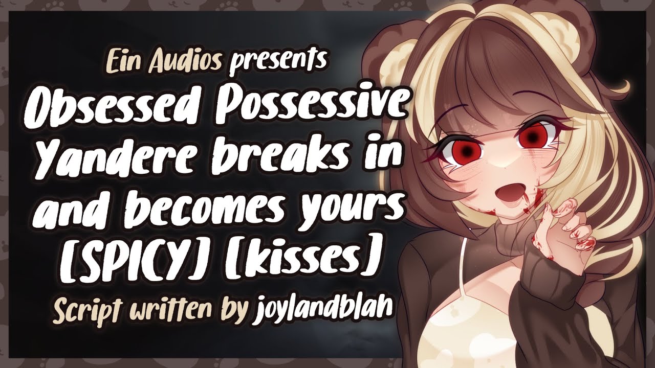 ☕ (kinda SPICY) possessive obsessive Yandere breaks in and becomes your pet | Audio Roleplay F4A