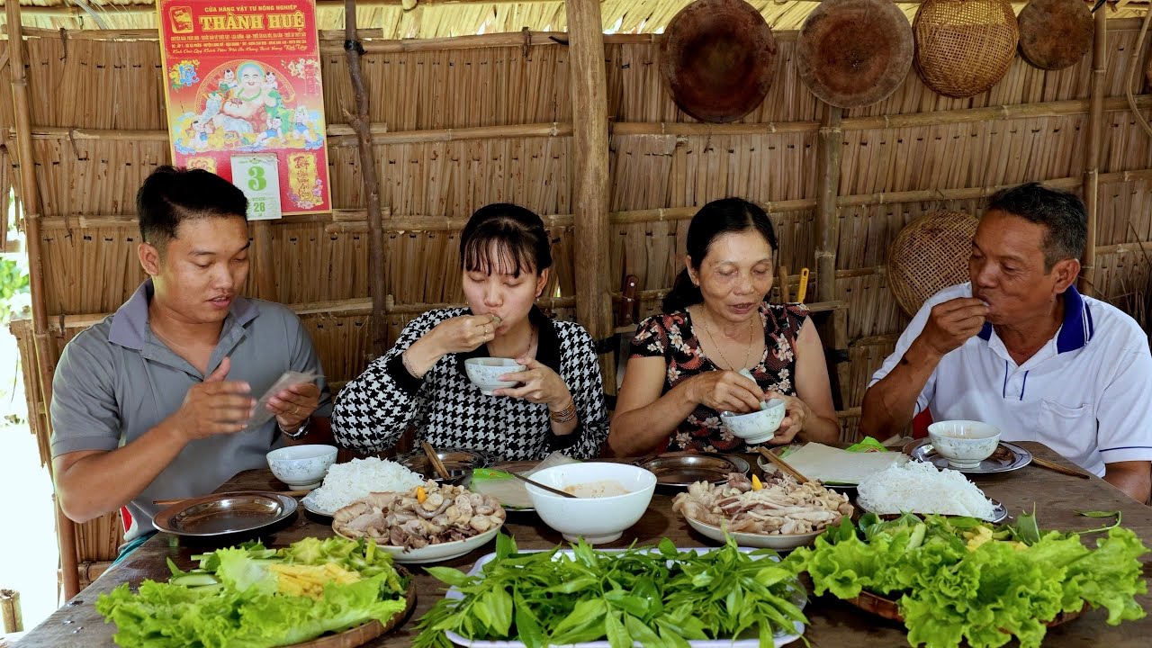 Lòng Heo Làm Thế Này Ăn Cực Ngon Cả Nhà No Căng Bụng | KBMQ T 223