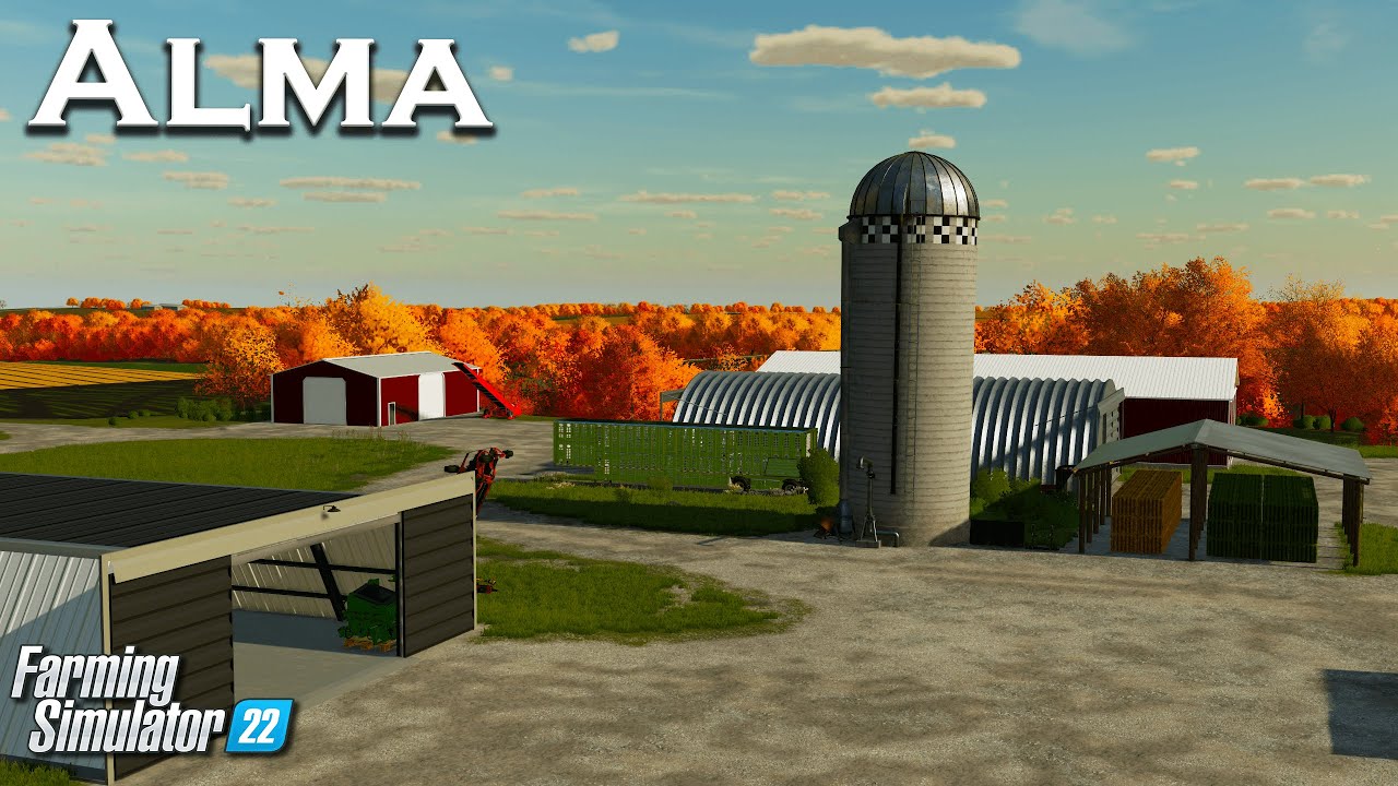 I rebuilt half of my farm!!!!! Alma Missouri Fs22