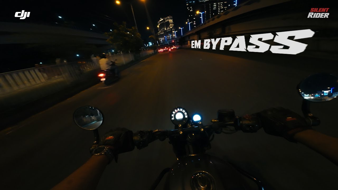 Speedy Night Ride Through EM Bypass Kolkata | Hunter 350 POV | Raw Exhaust Sound
