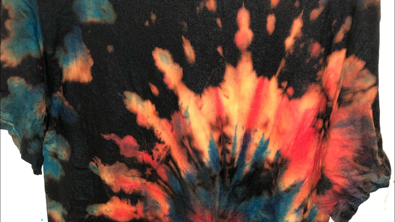 Reverse tie dye