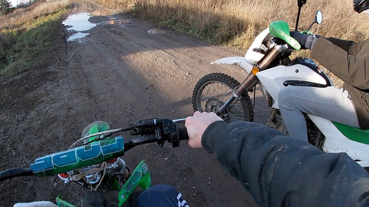 Покатушки На Питбайке с Ирбис ТТР 250 с падениями [GoPro]