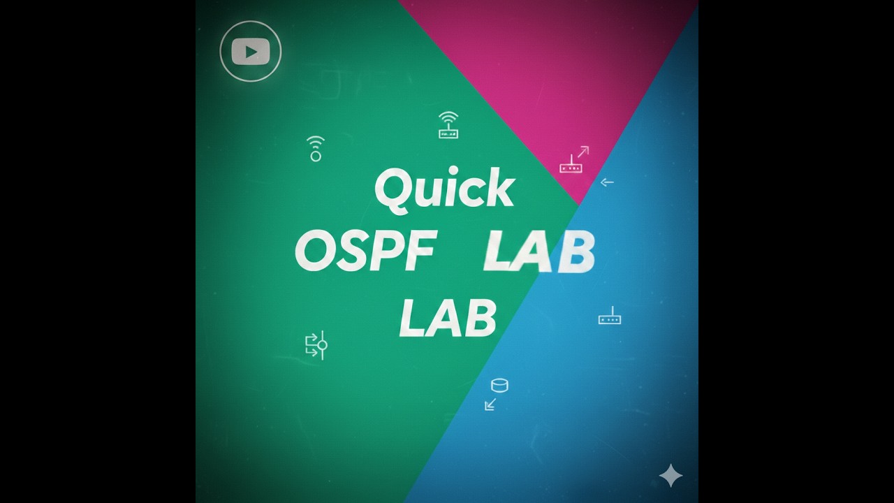 Quick OSPF Lab (Packet Tracer)